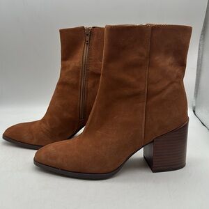 Vionic Harper Booties size 9 toffee color